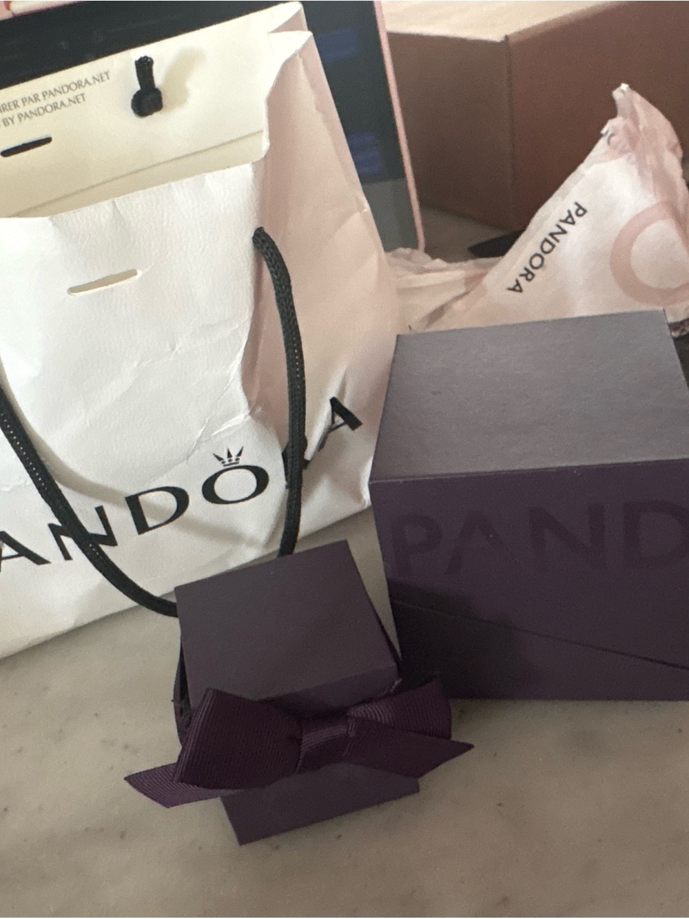 Pandora Plum Diamond Gift Box